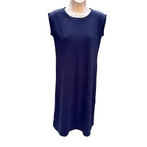Talbots | Petite Navy Blue Tunic Dress